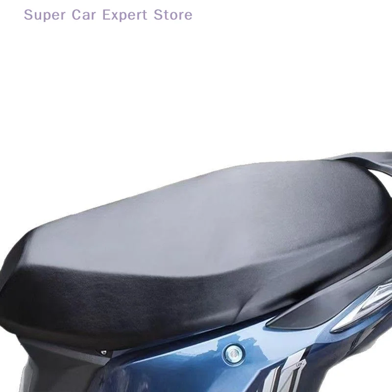 Motorrad Sitz PU Leder Abdeckung Wasserdicht Staubdicht Sonnencreme Motorrad Roller Kissen Sitz Abdeckung Schutz Abdeckung Zubehör