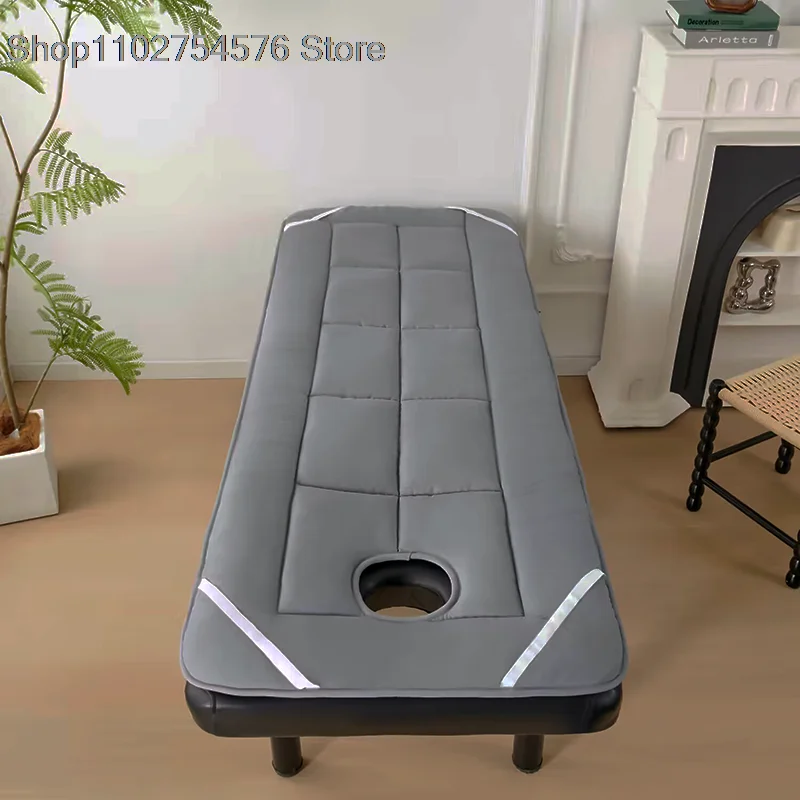 피부 친화적인 마사지 스파 트리트먼트 침대 커버(구멍 포함) 솔리드 컬러 살롱 테이블 침대 시트 침대 매트리스 멀티 사이즈 색상