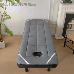 Skin-Friendly Massage SPA Treatment Bed Cover with Hole Solid Color Salon Table Bed Sheet Beds Mattress Multi Sizes Colors