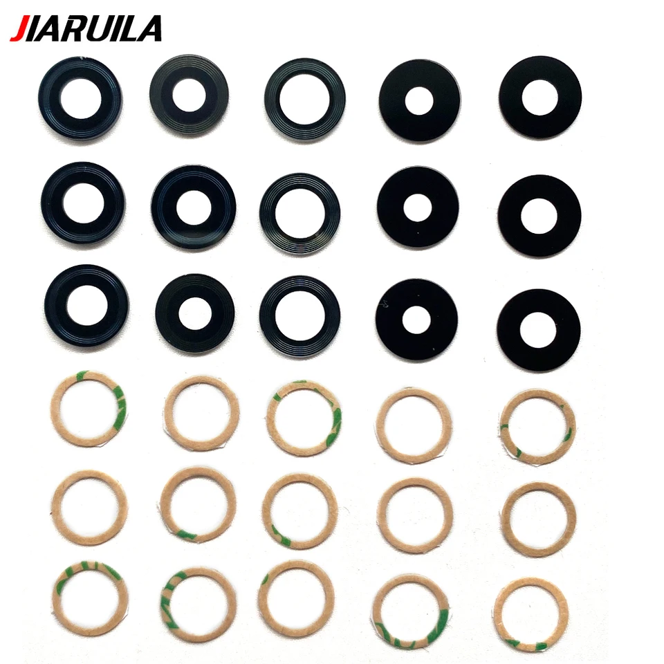 Cristal de cámara trasera con adhesivo para Moto G35, G75, G50, G51 5G, G52, G53, G54 5G, G60, G60S, G62, G73, G82, G71, G84 5G, G85 3