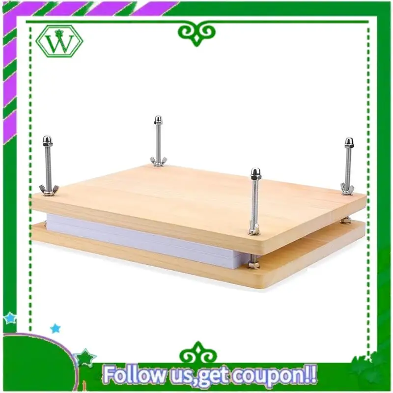 Reliable-Kits Wooden Book Pressmaterials Bookbinding Supplies Fordiy Awl Waxed Thread Bone Folder