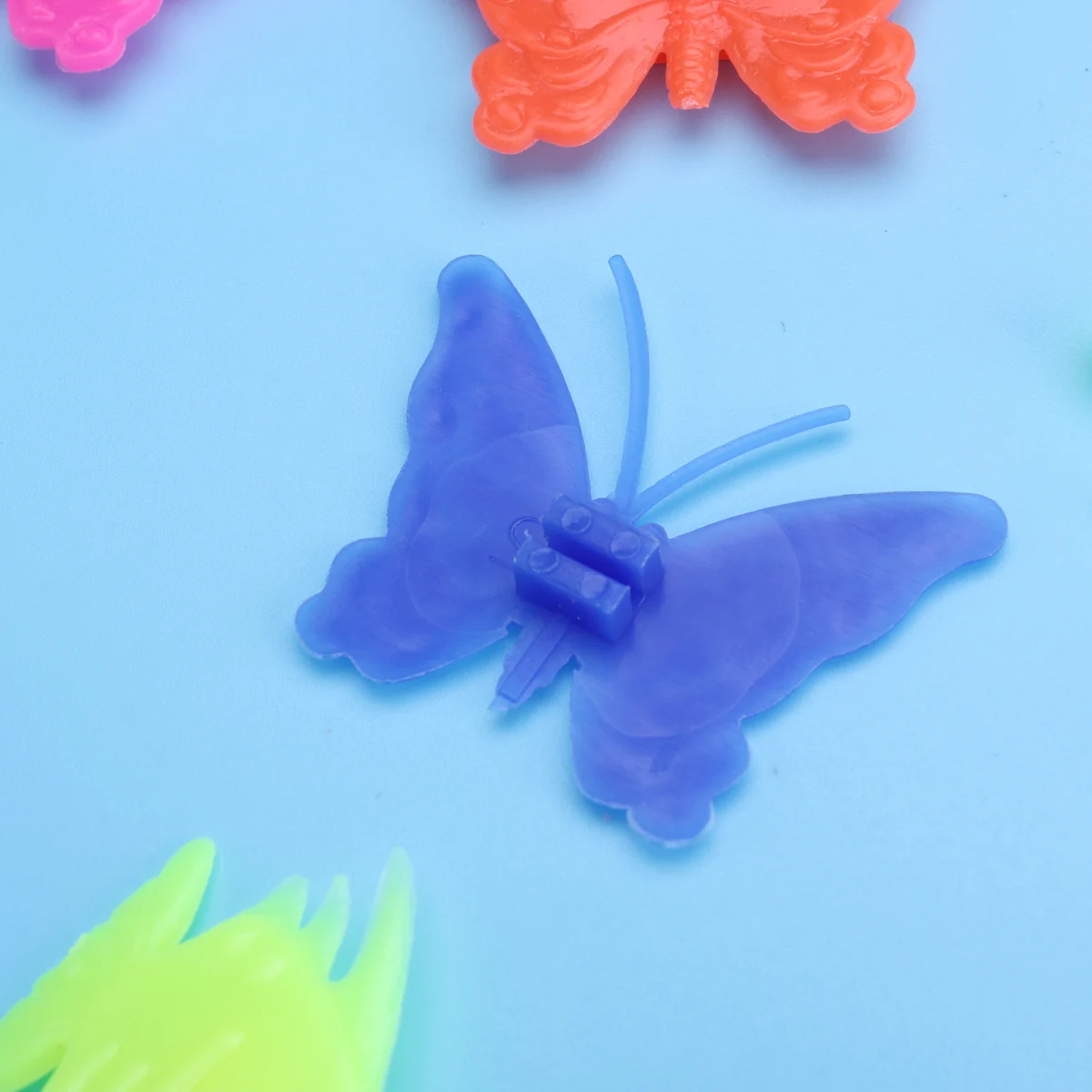 26Pcs Spoke Clips Colorful Fish Butterfly Decorations for Kids Bicycles Easy to Install Durable Sturdy Multi Colors Gift