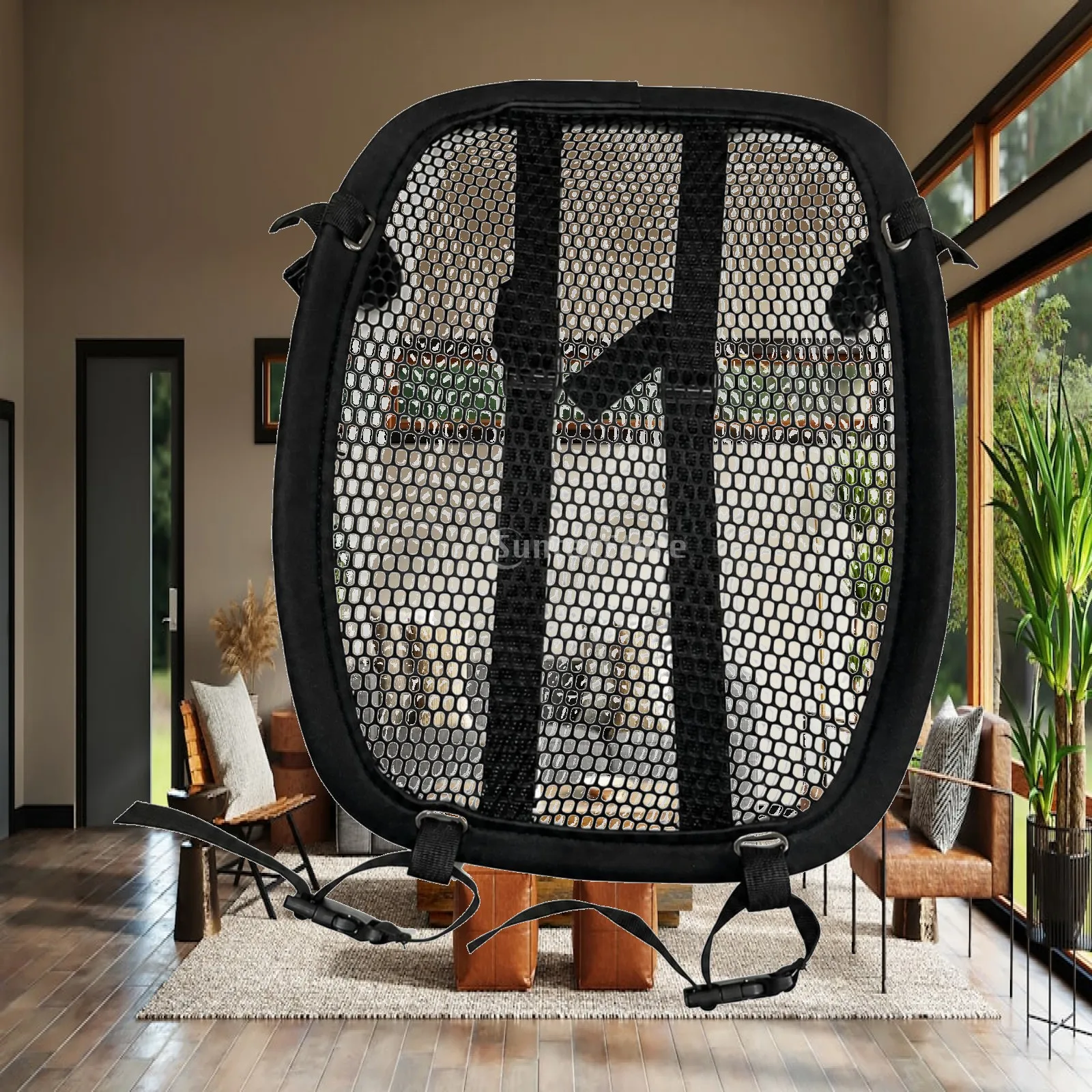 Backpack Ventilation Pad Lightweight Backpack Sweat Spacer Mesh Back Panel Adjustable Heat-Dissipating for Hikers, Hiking