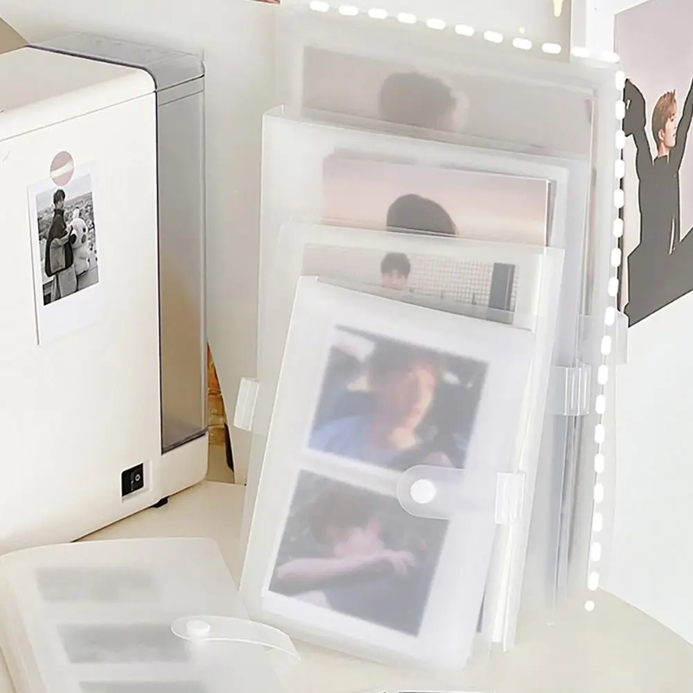 3/4/5/6/7 Zoll 80/160 Slots Transparentes Fotoalbum Idol Fotokartenhalter Sammelbuch Kreative Fotoalben Bildkartenhalter