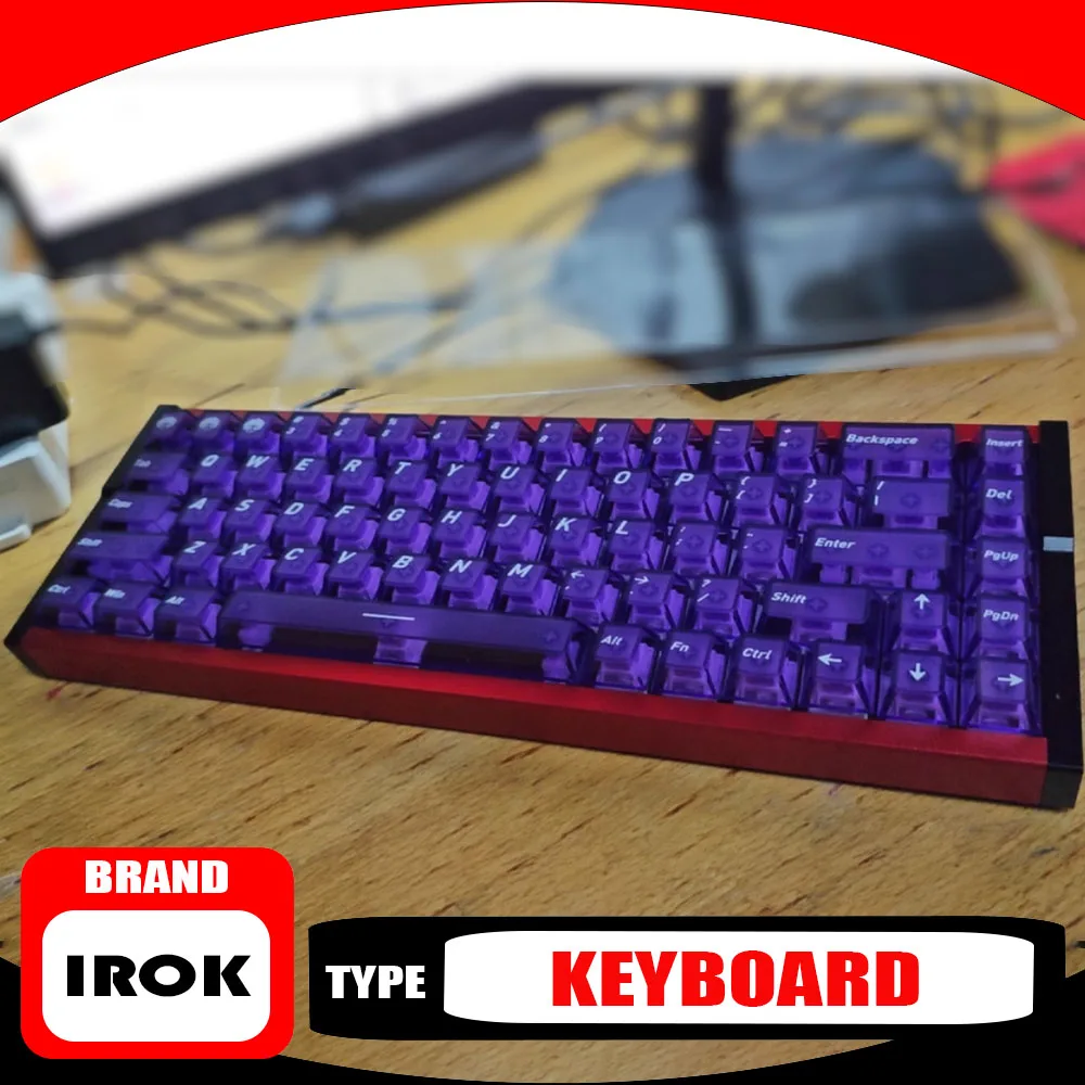 

Irok MG68 ACE W Mechanical Keyboard MG68 PLUS Pro MAX GASKET Structure 0.1MS All-aluminum CNC RT0.001 E-sports Gaming Keyboard