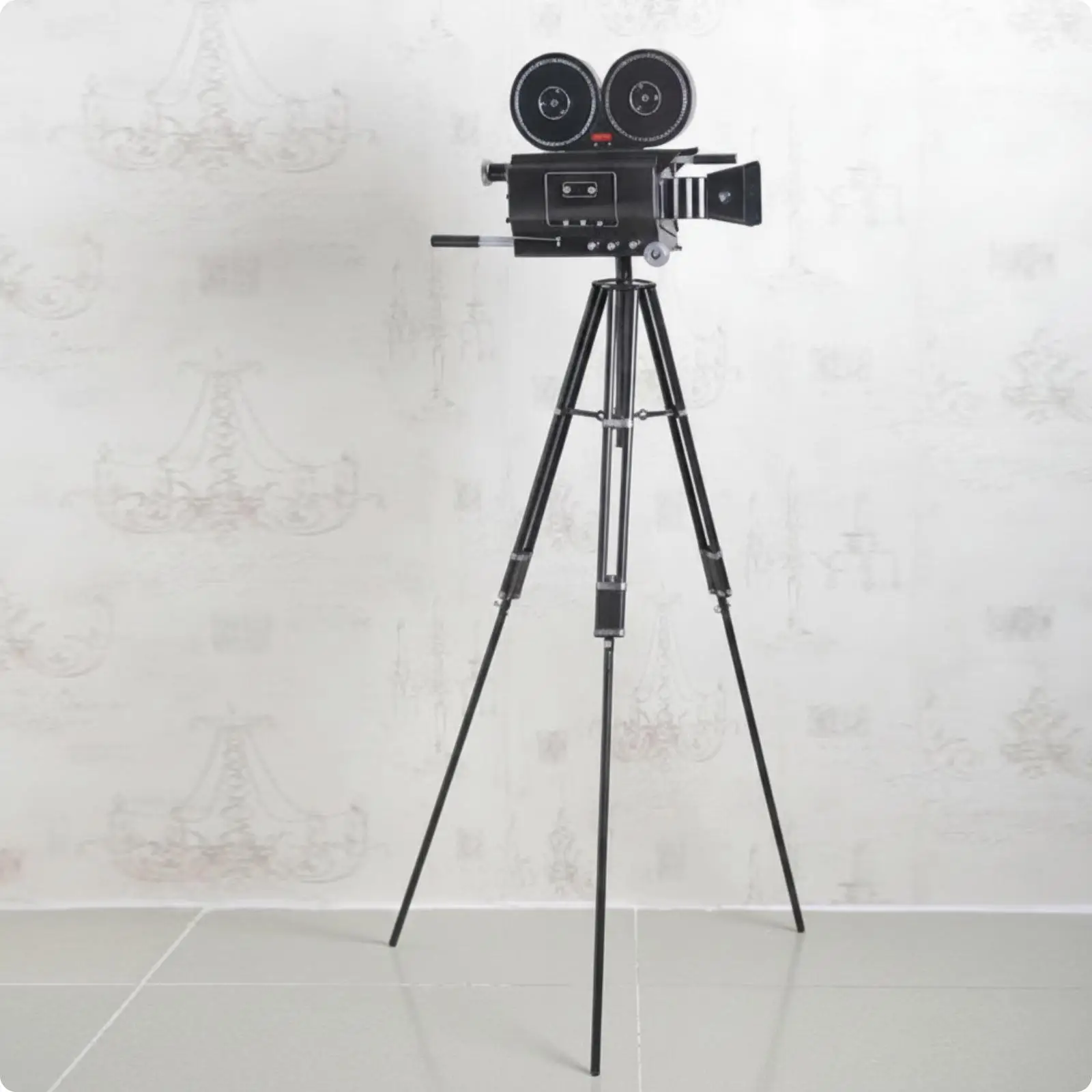 camera-figurine-with-tripod-retro-vintage-camera-model-tabletop-decor-for-collectors-photographers-desk-bookshelf-studio