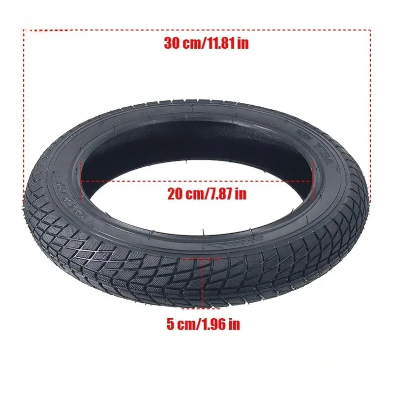12 Inch Tires 12x2.125 Suitable for Electric Scooters City Bicycles, Baby Strollers, External Tires Suitable for Various Gases