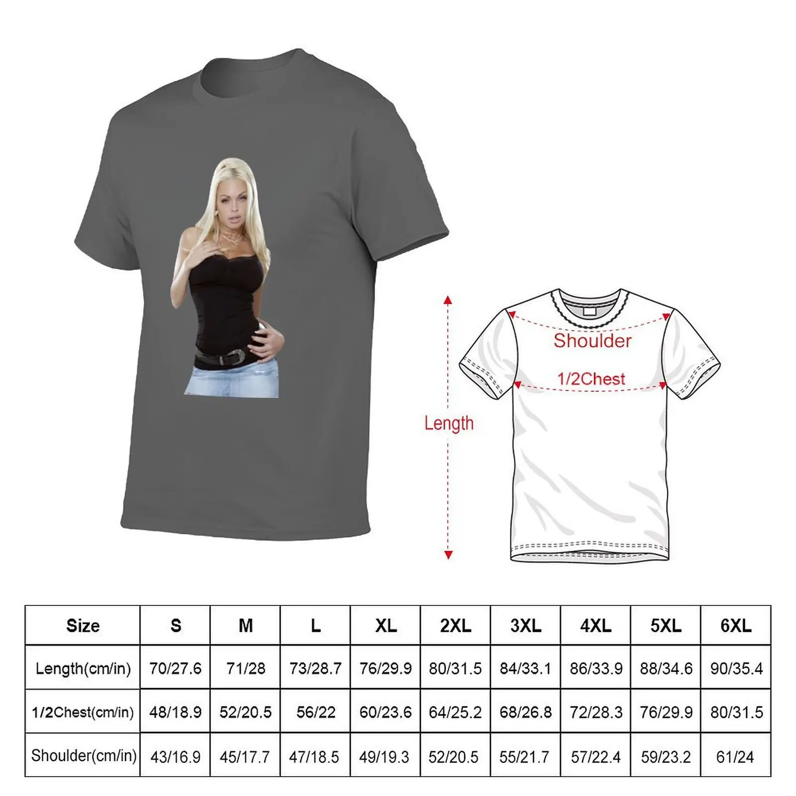 Jesse Jane T-Shirt Creative Graphic Tee Shirt