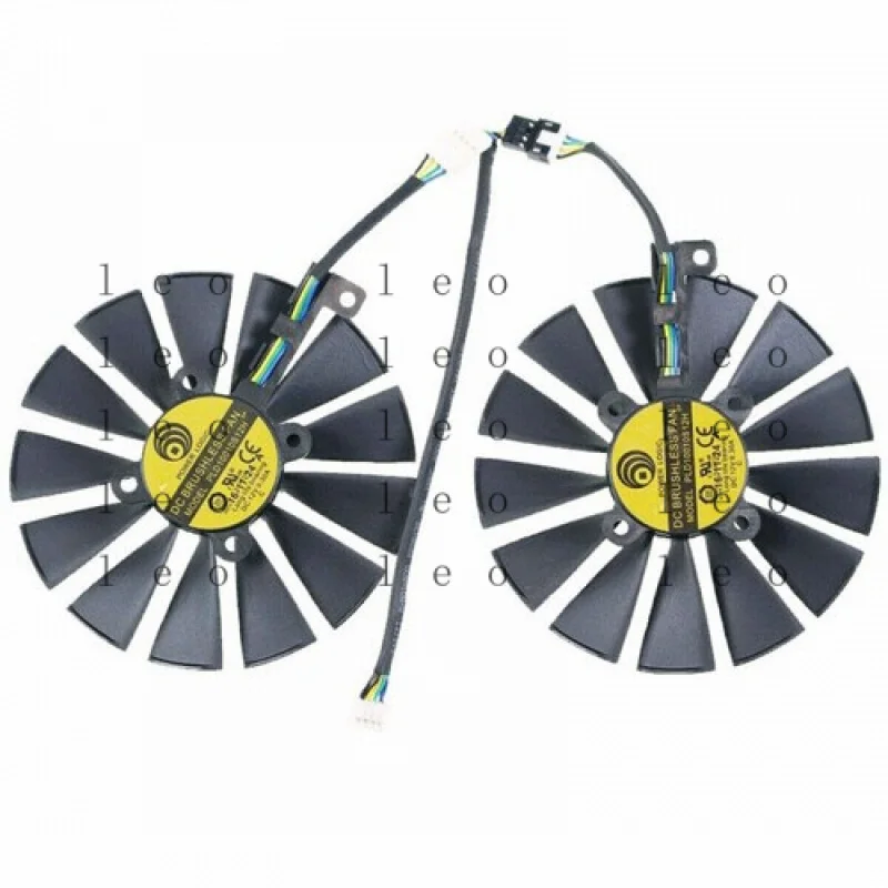 AA   New 95mm Fan PLD10010S12H DC12V for ASUS DUAL RX470 /RX570 RX580 1070Ti