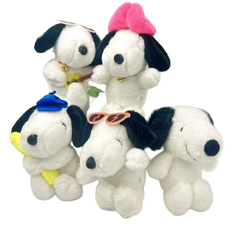 Breloczek Pluszowy Snoopy z Nową Kokardką 2025, Zabawka Szczeniak, Zawieszka do Torby, Ozdoby dla Kobiet i Mężczyzn, Prezent Urodzinowy