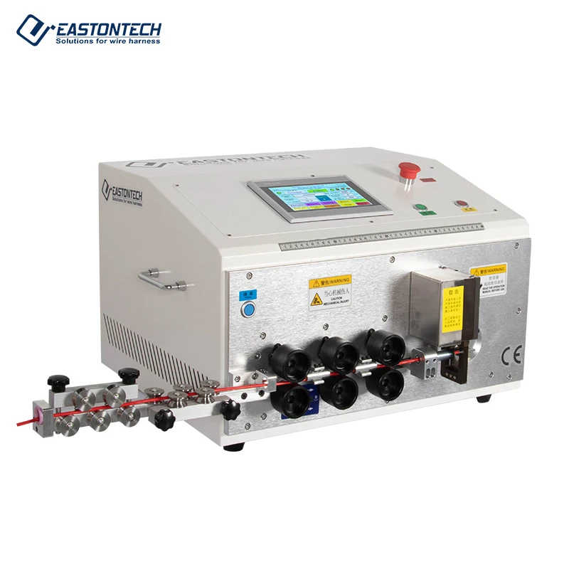 EW-08D 2D آلة تجريد وتجريد الأسلاك الكهربائية 1.5-35mm2 كابل آلات الانحناء الأوتوماتيكية بالكامل
