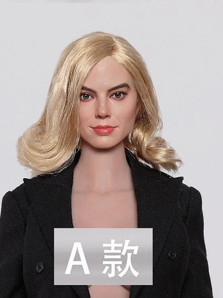 GACTOYS 1/6 Gold Hair Female Actor Delicate Head Sculpt GC047 Model Toys Accessory For 12inch Action Figure Body Decoration