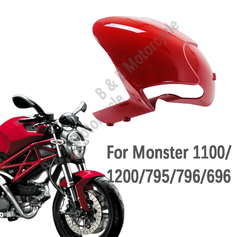 

For Ducati Monster1100 1200 Front Fender M1100 M1200 Monster795 Monster796 Monster 696 Front fender Mudguard Cover Cowl Panel