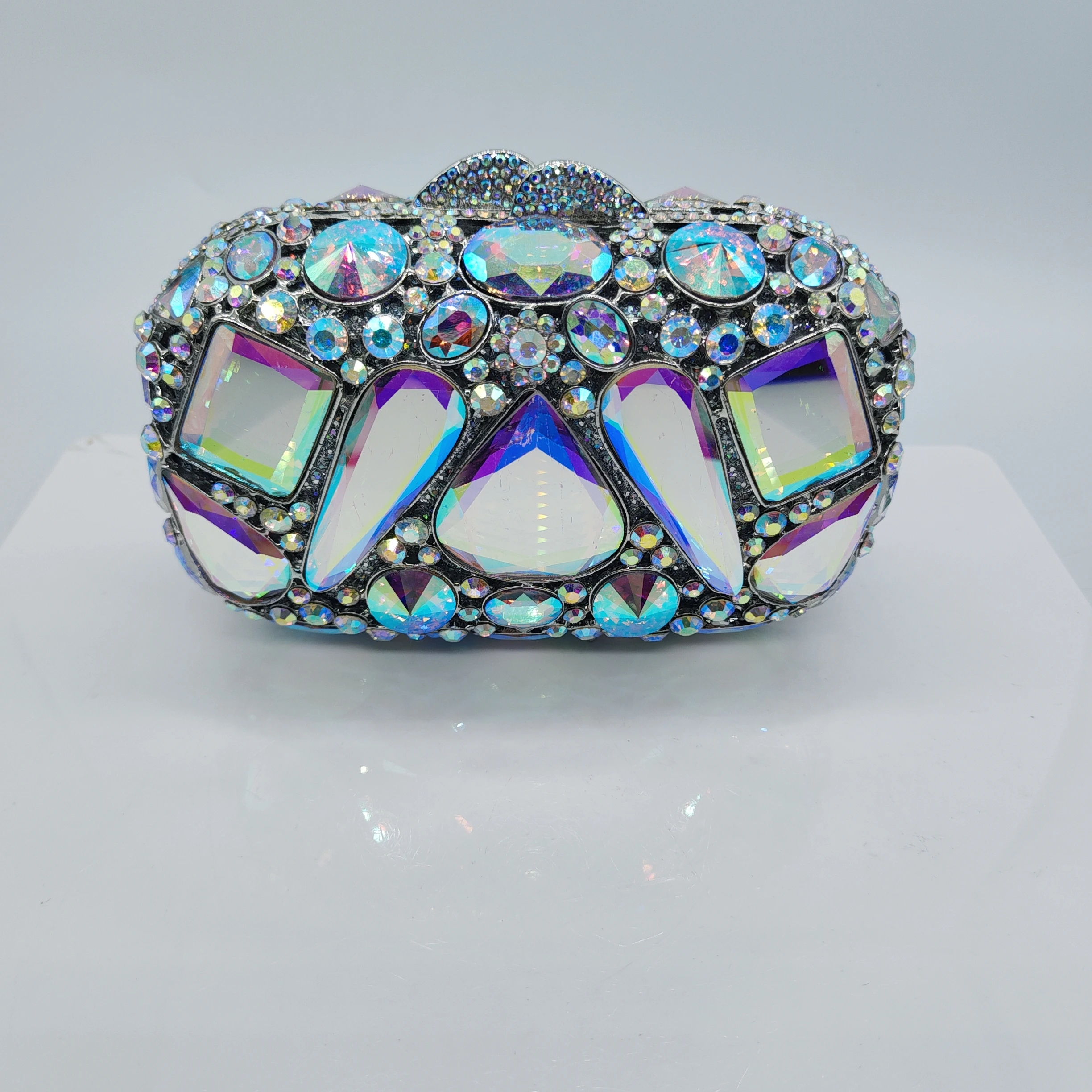 

New Women's Diamond Dinner Bag Rhinestone Crystal Banquet Ladies Bag Stone Clutch Evening Bag for Women