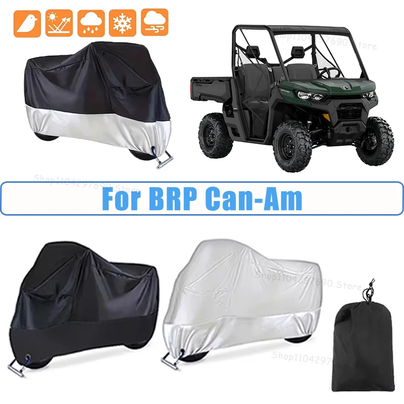 Housse de moto Oxford 210D, imperméable, protection UV toutes saisons, pour BRP Can-Am, housse de moto anti-déchirure et coupe-vent