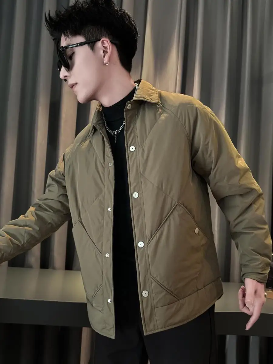 

Men's Casual Lightweight Jaet Collared Cotton Coat Design Sensation Urban Leisure Winter New Sle Slim Fit Outerwear