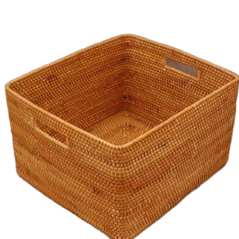 Rattan Laundry Basket for Dirty Clothes, Organizer, Storage, Wine, Picnic, Box, Home, Bathroom, Toy, Organization, Accessories