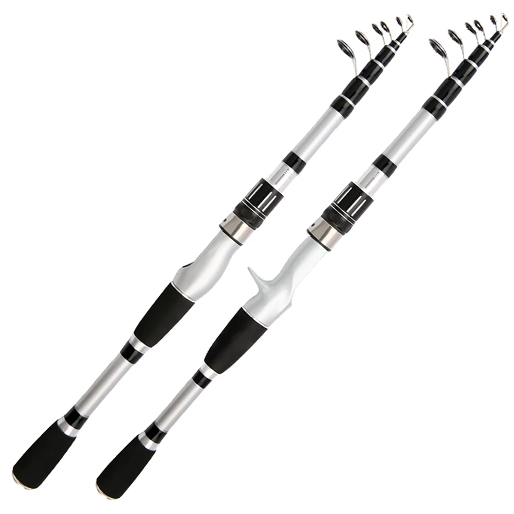 GHOTDA Portable Telescopic Baitcasting Fishing Rod 5/6/7/7 Sections 1.5-2.4m Bait Weight 5-20g Ultralight Fast Actions Lure Pole