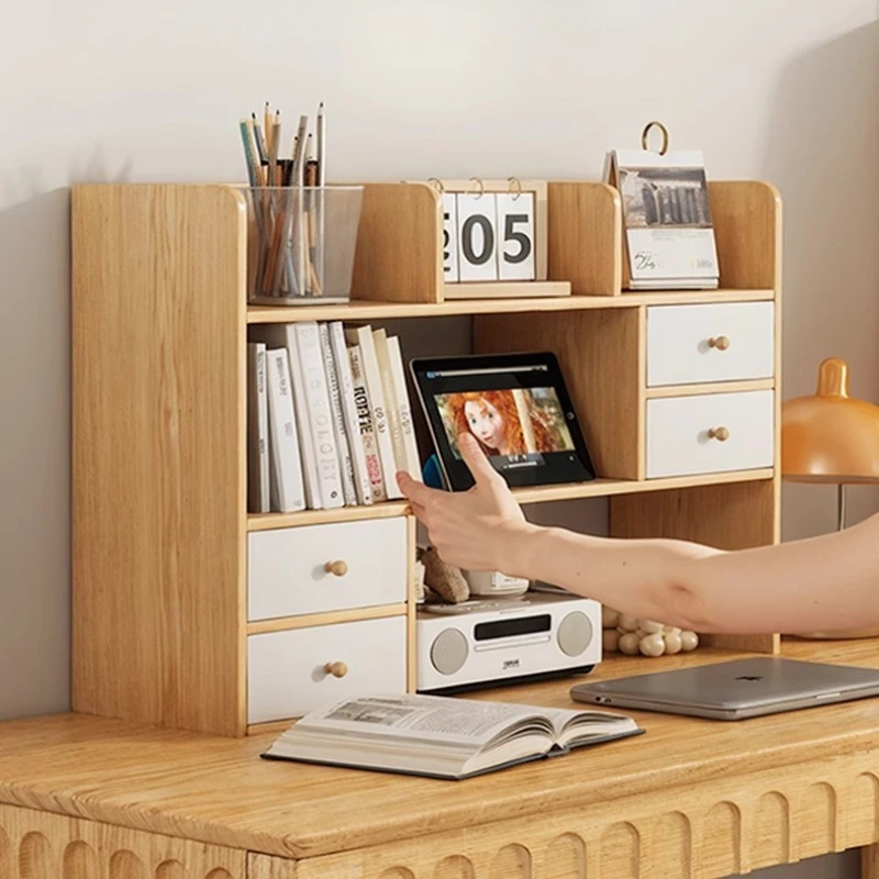 

Книжные полки, Настольные полки для хранения, Офисные столы, Маленькие многослойные книжные полки, Больтурные реликвии, хранилище в студенческом общежитии