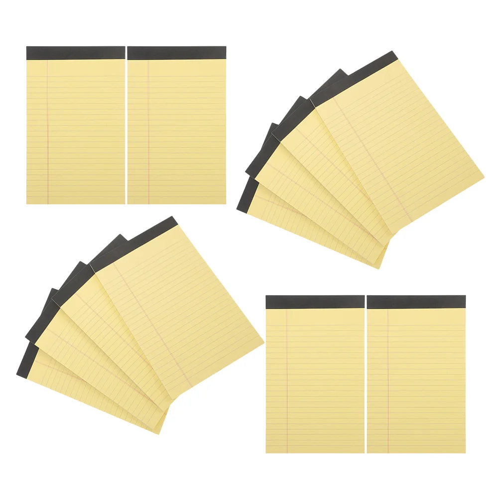 노트패드 종이 패드 대학 노트용 50매 두꺼운 양면 필기 패드 학생 변호사 사무실 학교용 법률용