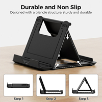 Table Phone Holder Bracket Adjustable Desktop Stand For Ipad IPhone Samsung Xiaomi Huawei Folding Universal Mobile Phone Stand