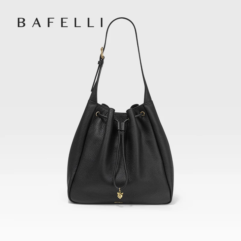 BAFELLI WOMEN'S NEW BAGS LUXURY FASHION LEATHER HANDBAGS STYLISH 2025 HIGH QUALITY DESIGNER BRAND CAPACITY LADIES SHOULDER PURSE