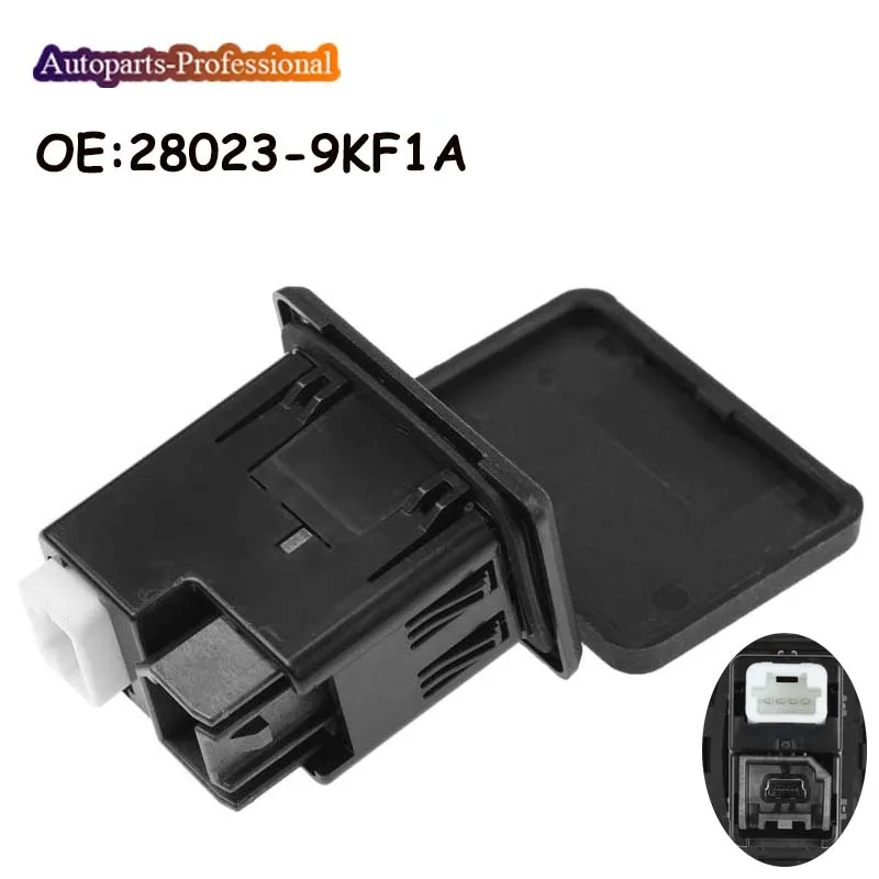 Novo conector usb aux de áudio auxiliar para nissan 2015-2017 versa note 1.6l sentra altima 280239 KF1A 28023-9KF1A 795405307 795405306