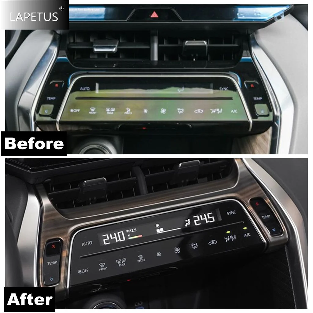 

For Toyota Venza / Harrier 2021 - 2024 Central Control Middle Air Conditioning AC Outlet Vent Decoration Cover Trim Accessories