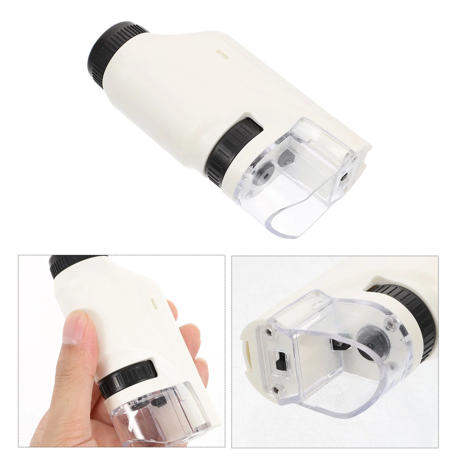 กล้องจุลทรรศน์สำหรับเด็กที่ทนทานการทดลองทางชีววิทยาแบบพกพาการสำรวจวิทยาศาสตร์เครื่องมือการพัฒนาการศึกษาสำหรับเด็กนักเรียน