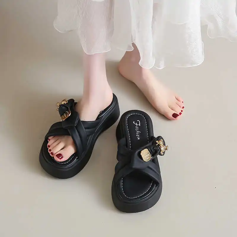 

Осенне-весенние лоферы с ремешком для женщин, роскошные брендовые шлепанцы, обувь, сандалии, сандалии для женщин, спортивные кроссовки