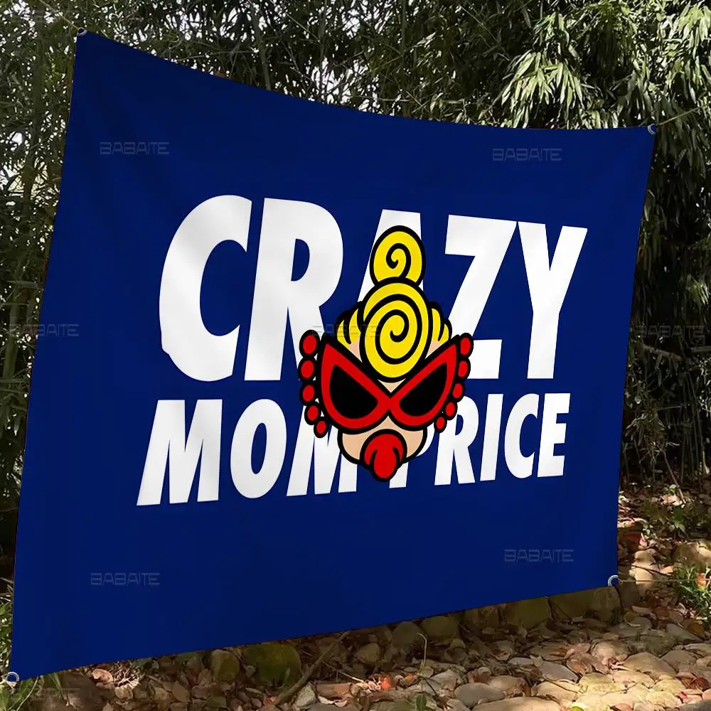 H-Hysteric M-Mini Fashion Creative Pattern Hanging Flag Polyester Printed Banner Hand Pulled Flag