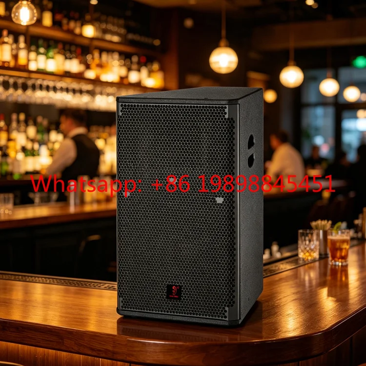 15 Inch High-End Full Range DJ Speaker Professional Sound System for Bar Nightclub KTV
