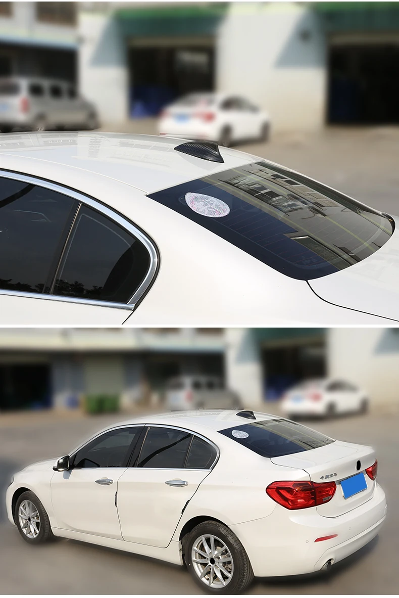 For BMW 3 5 7 Series G20 G30 G11 F30 2012 2019 2018 2020 I3 2022 Carbon Fiber Style Car Antenna Protection Cover Accessories