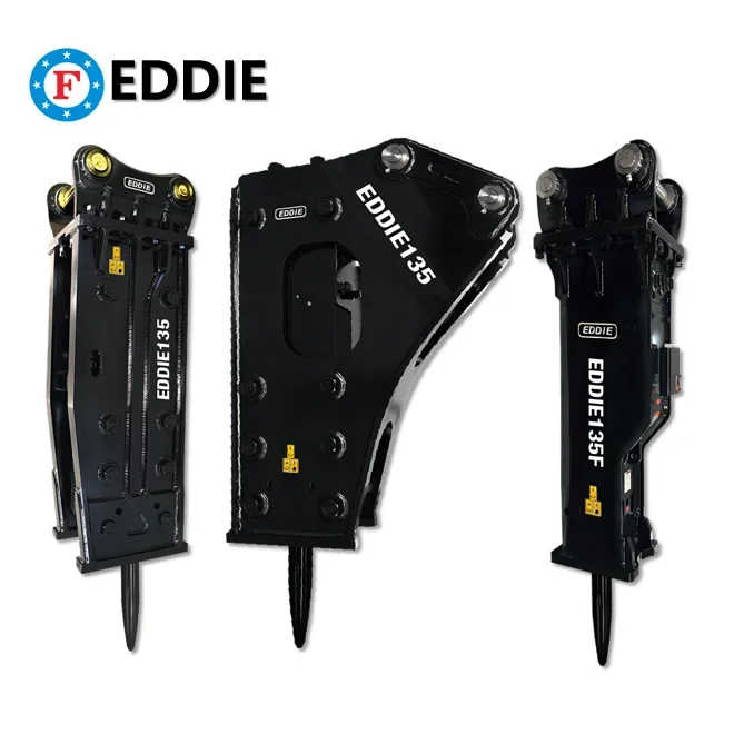 EDDIE135 Hydraulic Hammer HB20G EDT Eddie Hydraulic Breaker Rock Breaker New Product 2020 Mini Gear Pump Provided