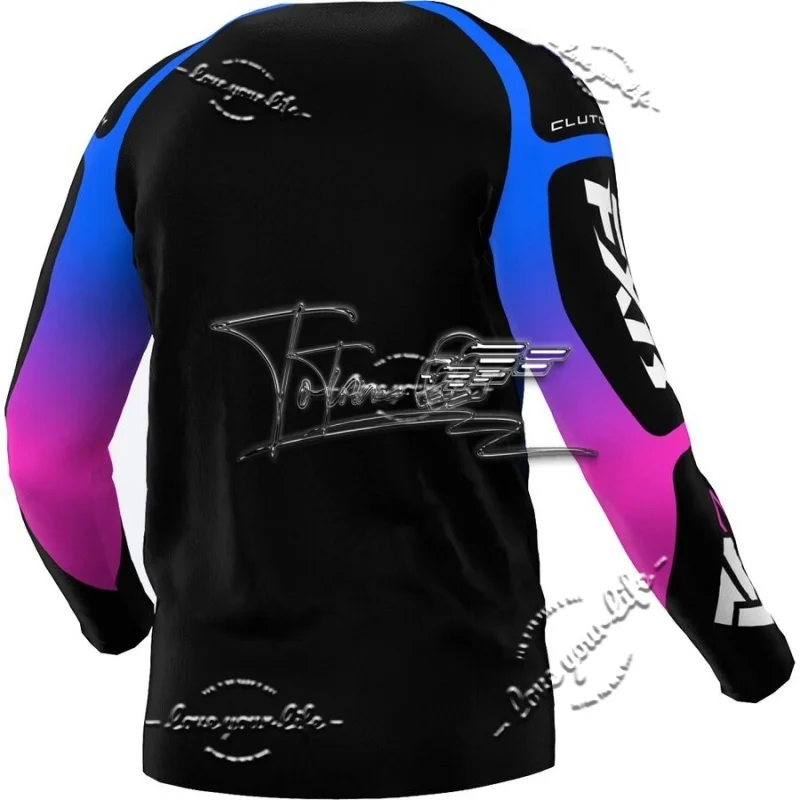 

motorcycle Men's Long Sleeve Printed Cycling Speedo Breathable Sweat Absorbent Cycling Clothing For Mountaineering Off-Road