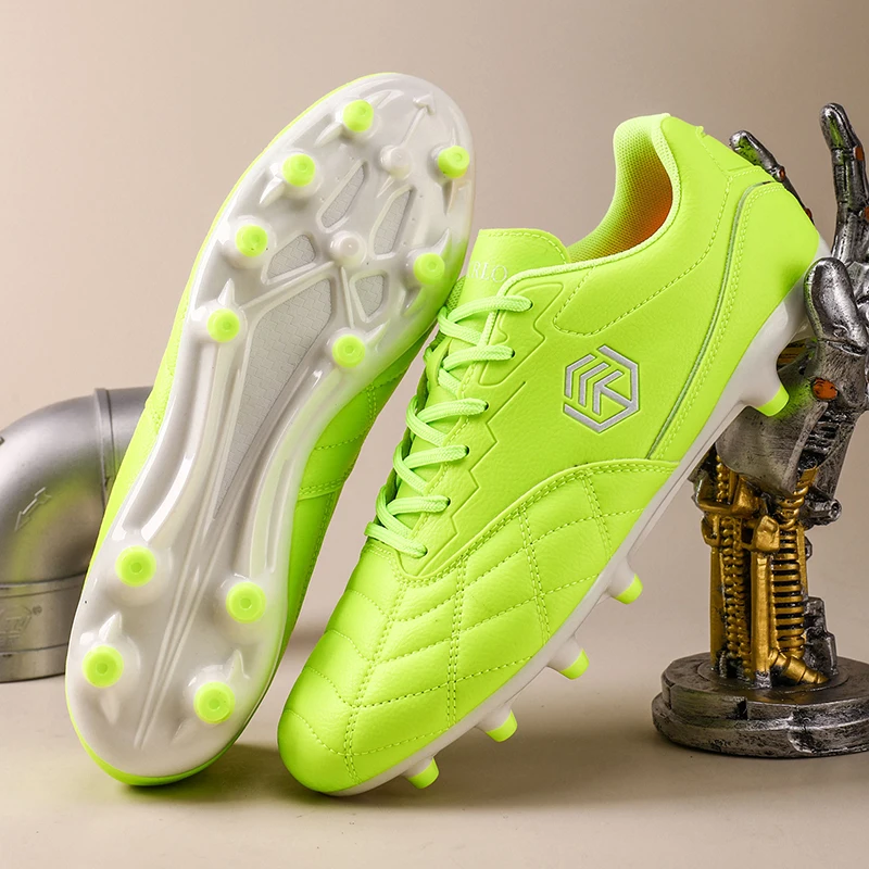 Neue Männer Fußball Stiefel Gras Atmungsaktive Spiel Outdoor Sport Fußball Schuhe Stollen Lange Spikes Komfortable Training Jungen Nicht Slip – Detail 27