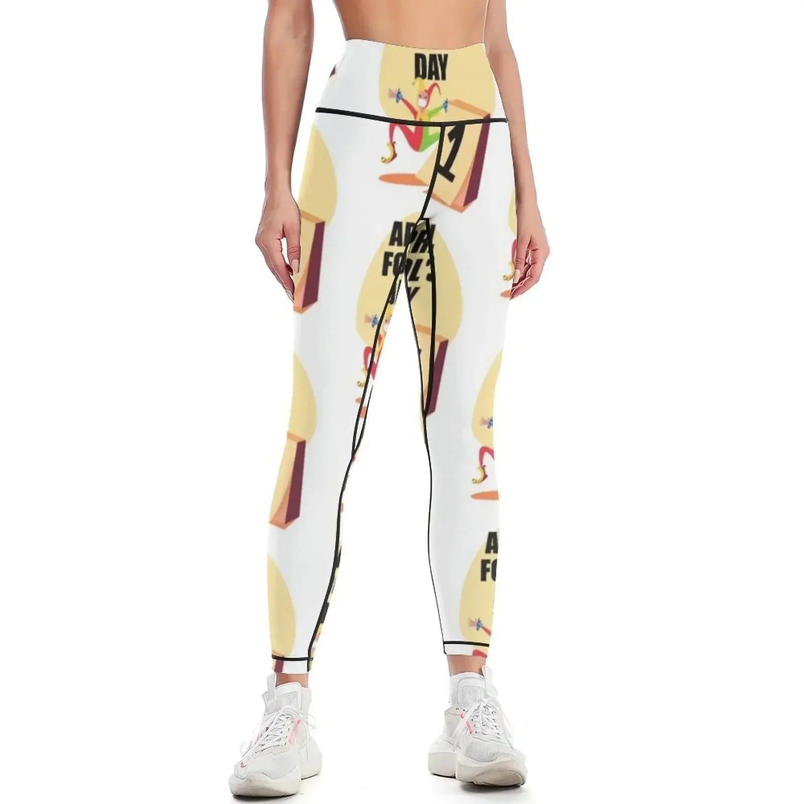 

april fools day Leggings Women's gym gym womans Women's pants joggers for Womens Leggings