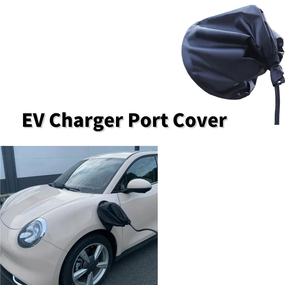 

Car Charger Port Waterproof Cover Rain Sun Protection Electric Car Charging Port Protective Accessories For All Electric Car