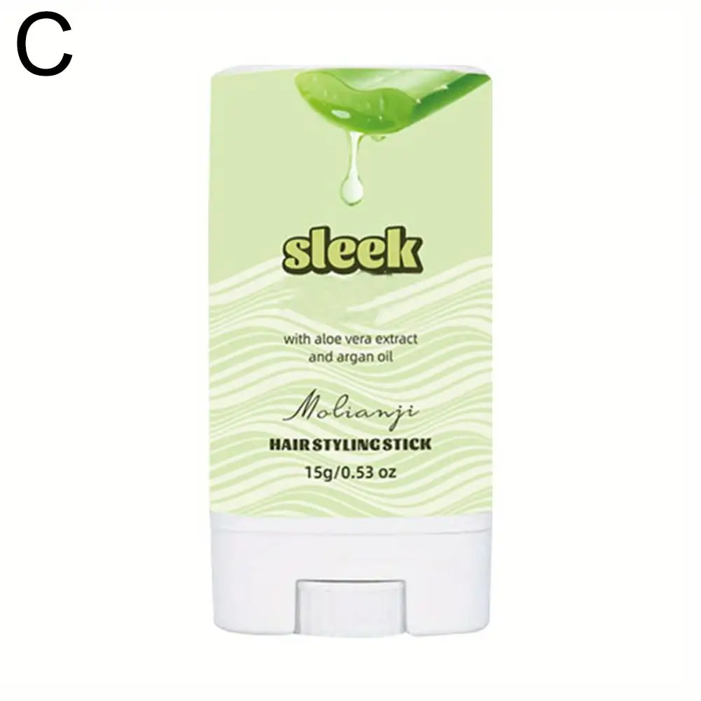 1 قطعة عصا شمع الشعر للطيران بعيدا وجعد الشعر نكهة الفاكهة المحمولة تصفيف الشعر دهن عصا للرجال النساء كسر الشعر X2P6