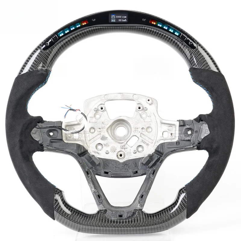 

suitable for BMW I8 carbon fiber LED multifunctional sports car steering wheel modification