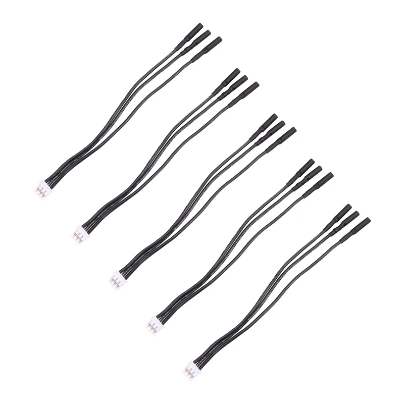 AS96-5PCS 2.0 الموز التوصيل إلى PH2.0 3Pin تحويل سلك فرش السيارات ESC تحويل تمديد سلك كابل لقارب سيارة RC