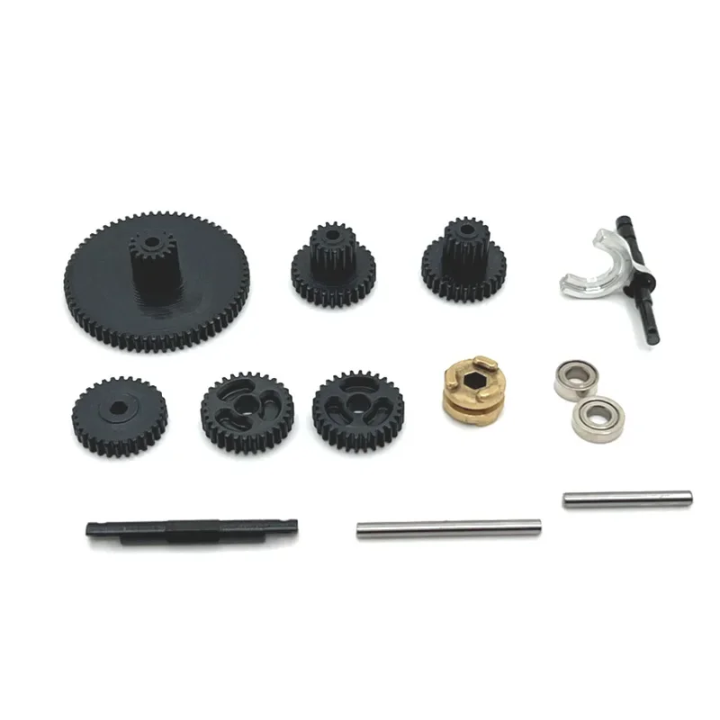 Dual Speed Gearbox gear for FMS 1/24 FCX24 Xiaoqi FCX18 Crusher Chevrolet K5 Metal Upgrade Parts Kit RC Car OP Accessories Truck