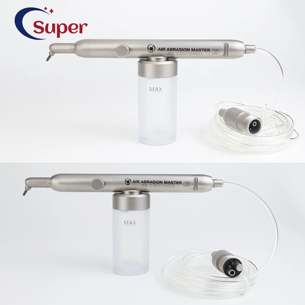 Dental Aluminum Oxide Micro Blaster Interface Microetcher Sandblasting Alumina Gun Air Abrasion Polisher 2/4hole Dentistry Tools