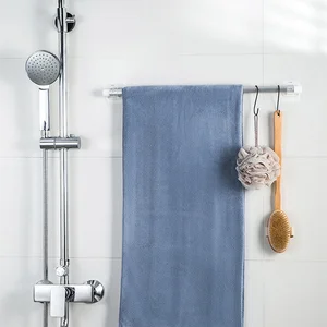 2/4/8 Buah Klip Batang Gorden Dapat Disesuaikan Kait Penjepit Perekat Diri Tempat Tirai Dudukan Braket Dinding Klip Gantung Dinding Bebas Paku 8 tempat gorden penjualan terbaik - №