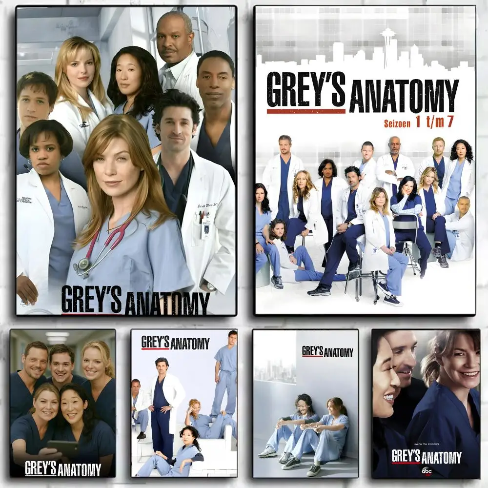 Medical Drama G-Greys Anatomy Poster Wall Art Print Decorative Mural Home Decor Gift Unframed