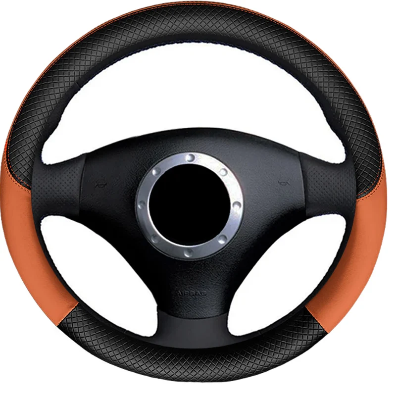 Car Steering Wheel Cover For Audi A2 8Z A3 8L Sportback A4 B6 Avant A6 C5 A8 D2 TT 8N S3 S4 RS 4 RS 6 view 4