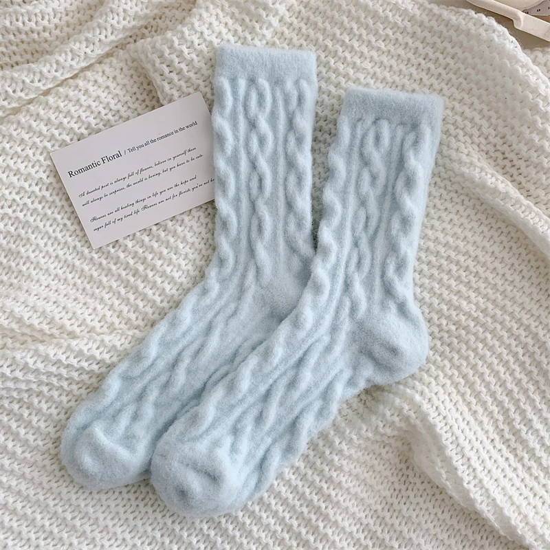 Kawaii Fluffy Women's Winter Socks image