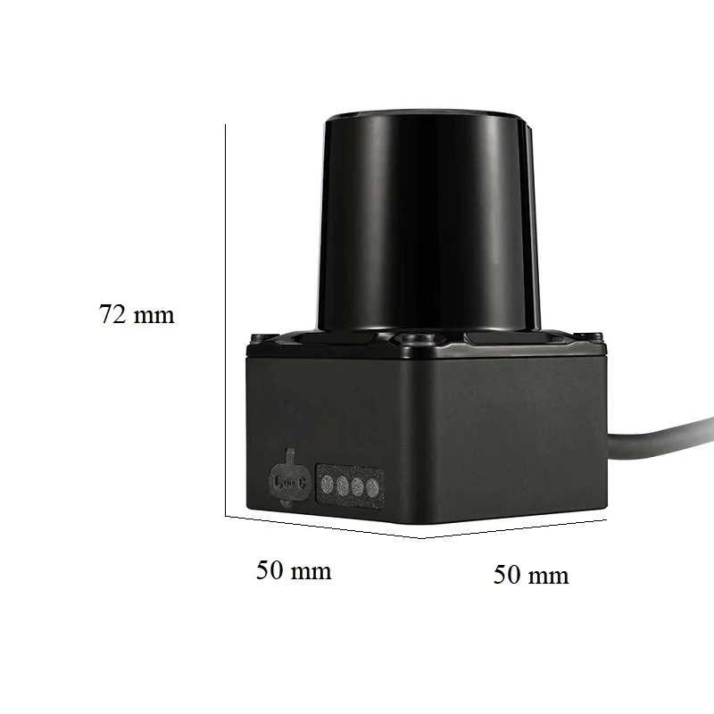 Agv Tof 2d Lidar Sensor 18khz Scanner Lidar 905nm Front Distance Radar Sensor For Forklift
