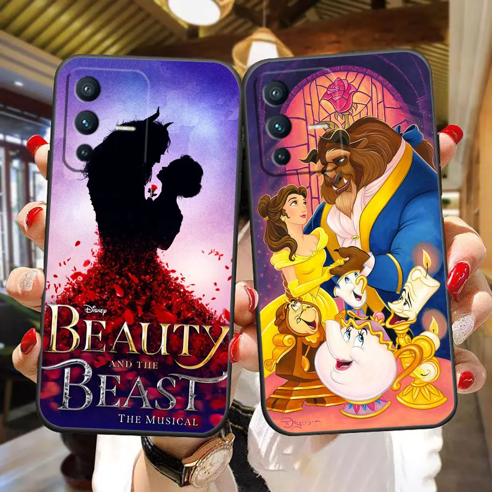 

Disney Beauty And The Beast Phone Case For VIVO V30 V30E V29E V27 V27E V25 V23 V23E V21 V21E V20 SE V19 S17 S16 Case Funda Shell