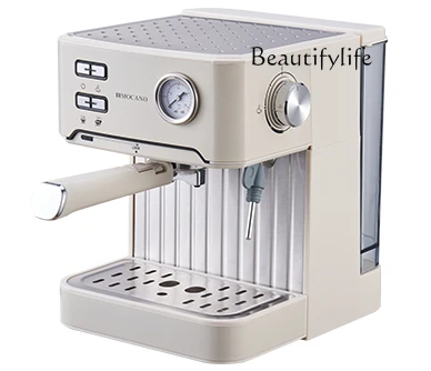 Mocano Coffee Machine Small Household Full & Semi Automatic American Espresso Steam Brewing All-in-One Machine Frothed Milk